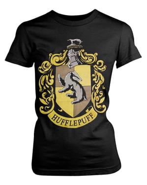 Hufflepuff Crest T-Shirt für Damen Harry Potter