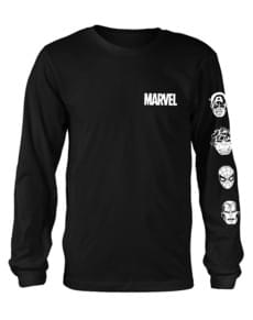 Marvel Comics Stacked Heads long-sleeved t-shirt