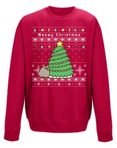 Pusheen Christmas Tree sweatshirt for adults