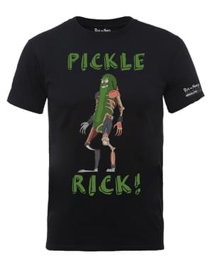 T-shirt de Rick and Morty Pickle Rick preta