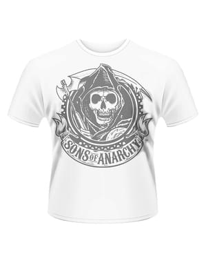 Tricou Sons Of Anarchy Reaper alb