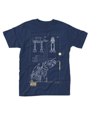 Sininen Star Wars: Rogue One t-paita