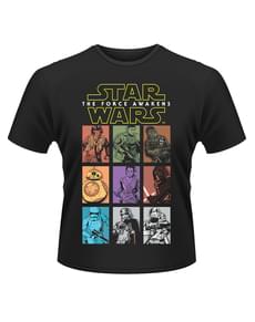 Tričko Star Wars:The Force Awakens (Hvězdné války: Sila se probouzí) panel s postavami