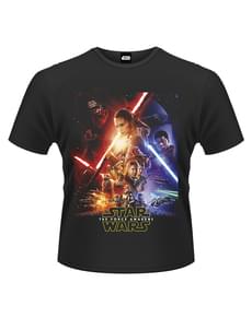 Tričko s motivem plakátu Hvězdné války: Síla se probouzí (Star Wars: The Force Awakens)