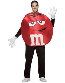 Costume de M&Ms rouge adulte