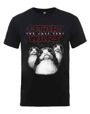 Yıldız Savaşları Son Jedi Porg tişört
