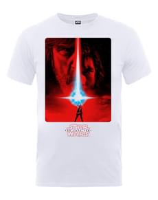 Tričko Star Wars: The Last Jedi (Hvězdné války: Poslední Jedi) plakát bílé