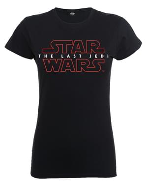 स्टार वार्स द लास्ट जेडी लोगो महिलाओं के लिए टी-शर्ट