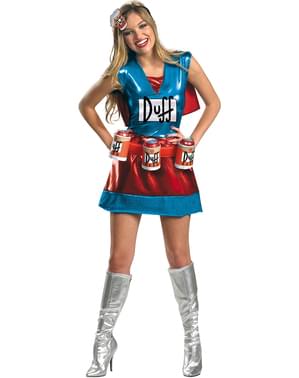 Fato de Duffwoman Os Simpsons