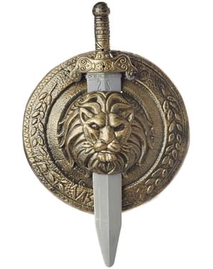 מגן קרב הגלדיאטורים ואשר חרב