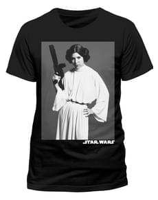 T-shirt di Star Wars ritratto di Leila