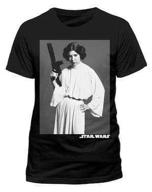 Shirt Star Wars portret van Leia