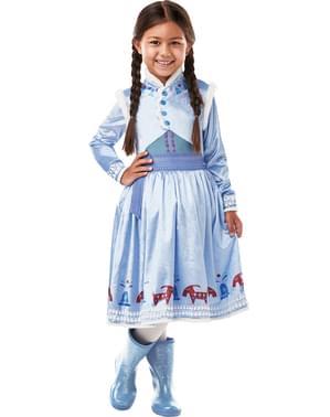 Fato de Anna Frozen deluxe para menina - As Aventuras de Olaf