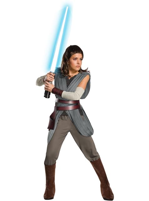 Omgeving Tablet Zenuw Rey Star Wars The Last Jedi super deluxe kostuum voor vrouw. Volgende dag  geleverd | Funidelia