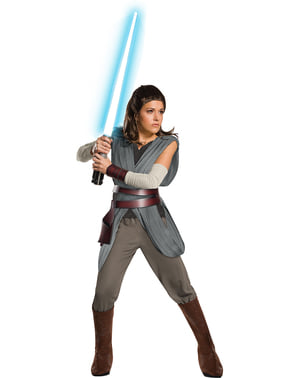 Déguisement  Rey Star Wars Les Derniers Jedi super deluxe femme