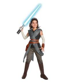 Fato de Rey Star Wars The Last Jedi super deluxe para menina