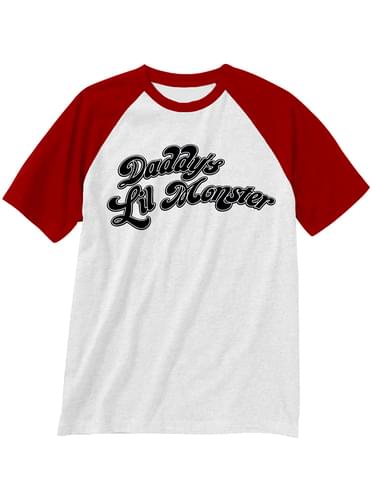 T-shirt de Harley Quinn Daddy´s Little Monster para mulher