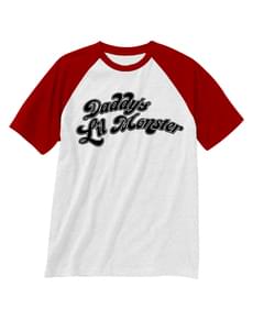 T-shirt de Harley Quinn Daddy´s Little Monster para mulher