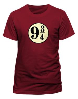 Harry Potter Plattform 9 3/4 t-skjorte for menn