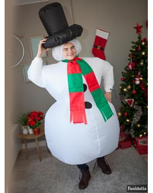 Costum Om de Zăpadă gonflabil