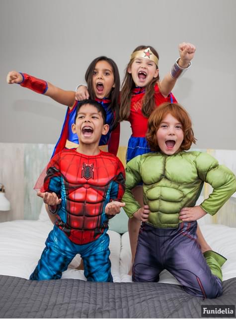 Funidelia  Costume Harley Quinn per bambina Supereroi, DC Comics