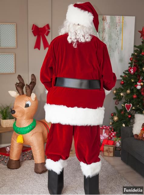 My dad decided he wanted to play Santa this year for his boyscout troop, so  I made the costume for him. Th… | Christmas costumes, Santa claus costume, Santa  costume