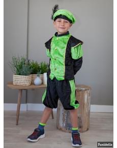Déguisement Père Fouettard vert enfant