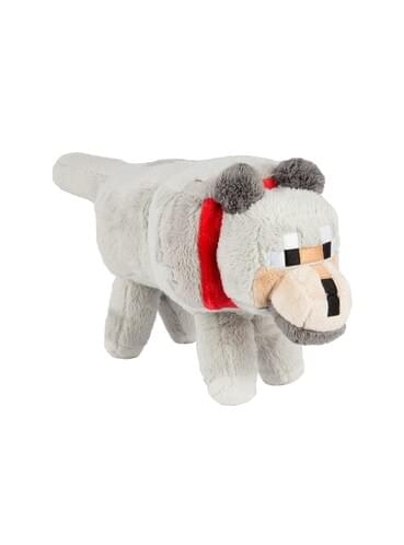 Peluche de Minecraft Lobo *oficial* para fans | Funidelia