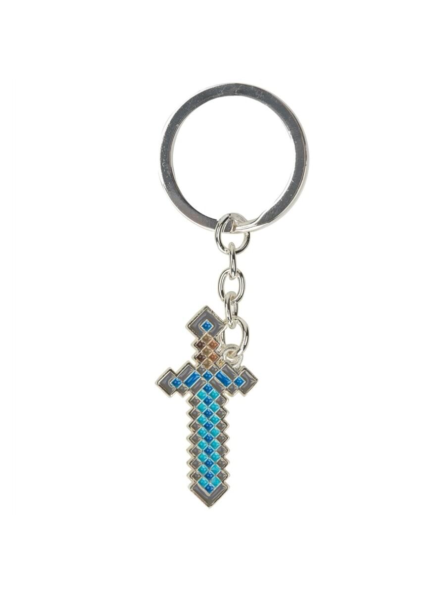 Minecraft Diamond Sword 3D keyring for true fans  Funidelia