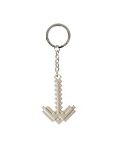 Minecraft Metal Pick 3D keyring