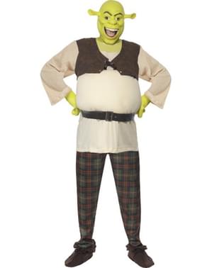 Deluxe Shrek täiskasvanute kostüüm