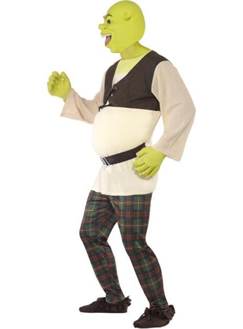 Fantasia Masculina Shrek Adulto Festa Halloween
