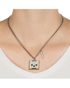 Collier Minecraft Loup enchanté