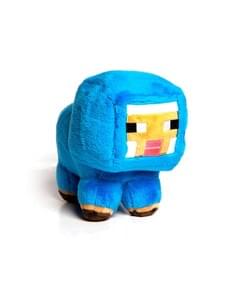 Peluche de Minecraft Bebé Ovelha Azul pequeno