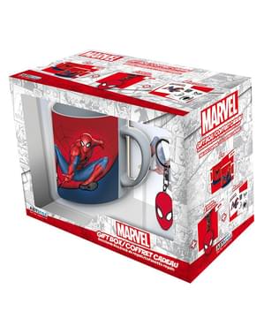 Pack regalo: taza, llavero y stickers - Spiderman