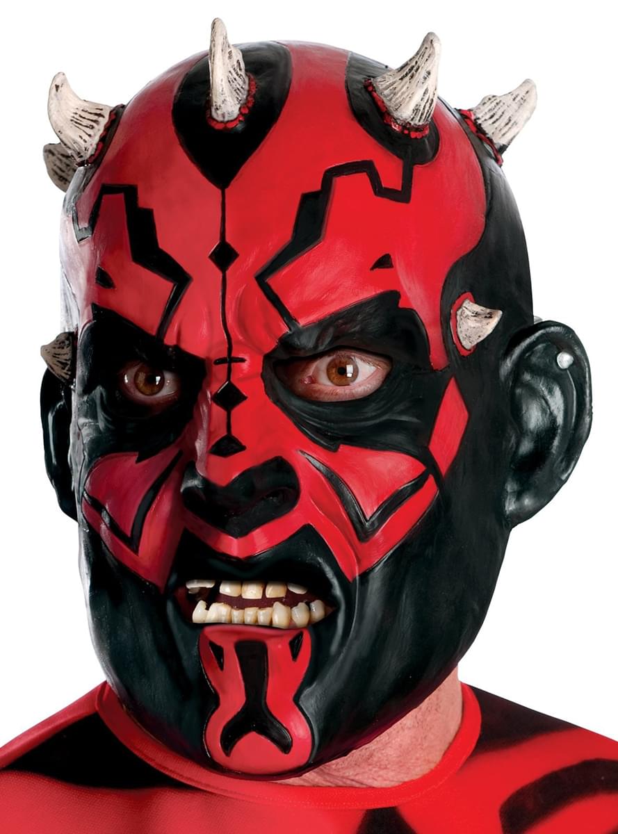 3/4 Maske aus Vinyl von Darth Maul. Die lustigsten Modelle | Funidelia