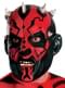 Darth Maul 3/4 Vinyl Mask