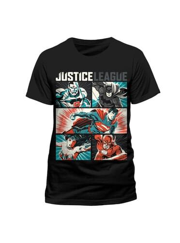 T-shirt de Liga da Justiça Pop Art