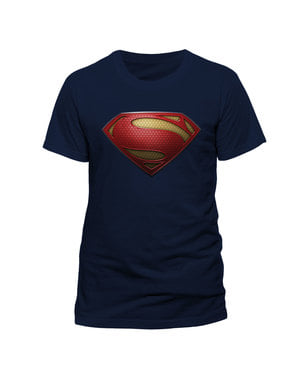 Superman Človek iz jekla Logo t-shirt