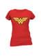 Red Wonder Woman Logo t-shirt for women