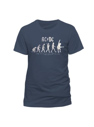 T-shirt de AC/DC Evolution Of Rock