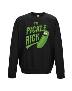 Turşu Rick sweatshirt erkekler için - Rick ve Morty