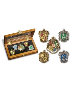Caja de pins de las Casas de Hogwarts Harry Potter
