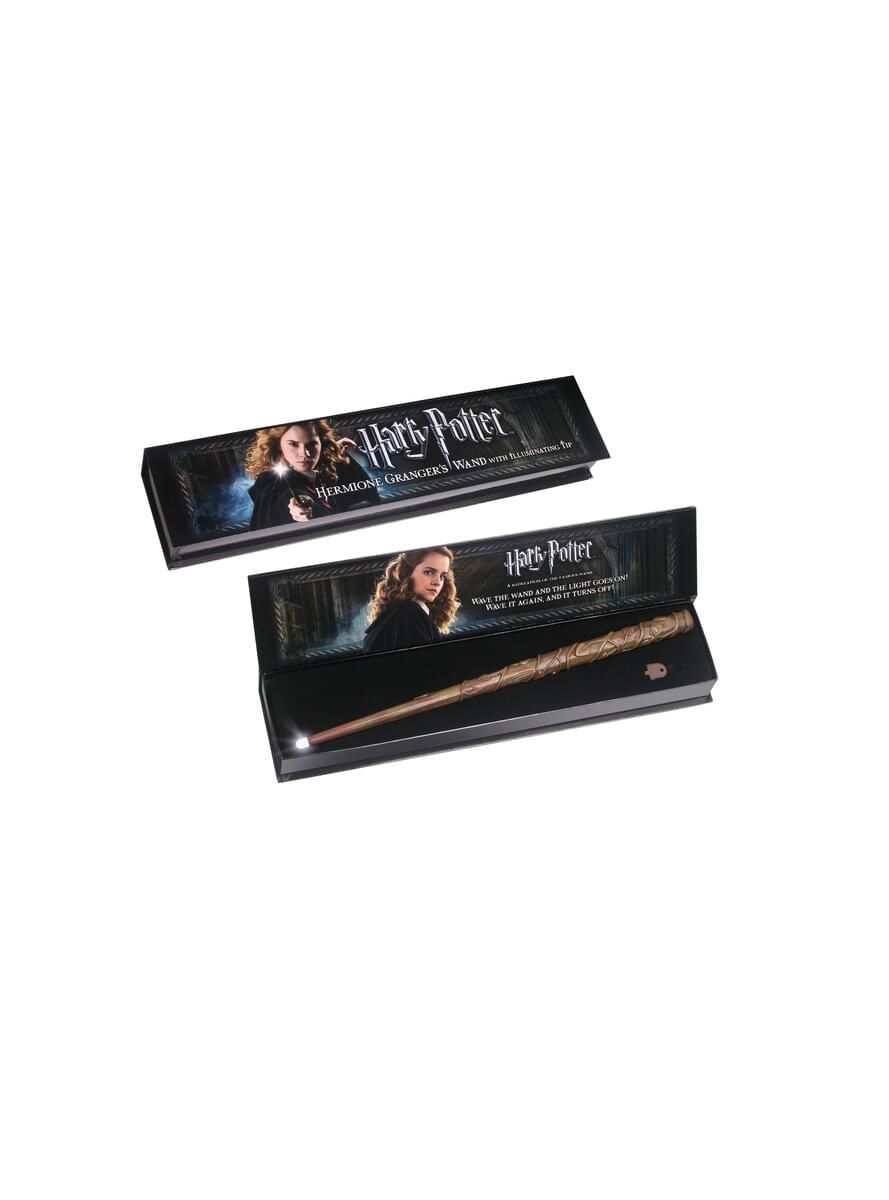 Hermelien Jeanine Griffel lichtgevende toverstaf replica Harry Potter