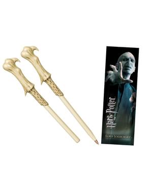 Voldemort Harry Potter tryllestav penn og bokmerke