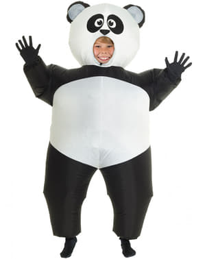 Oppblåsbart Panda Kostyme for Barn