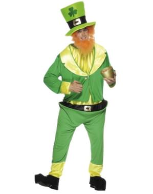 Žalioji „Leprechaun“ suaugusiųjų kostiumas