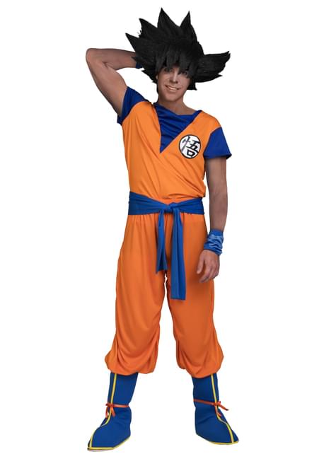 Peruca de Goku para menino - Dragon Ball. Entrega 24h