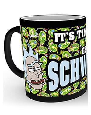 Caneca de Rick and Morty Get Schwifty muda de cor