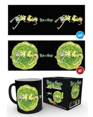 Κούπα Rick and Morty Portal που αλλάζει χρώμα